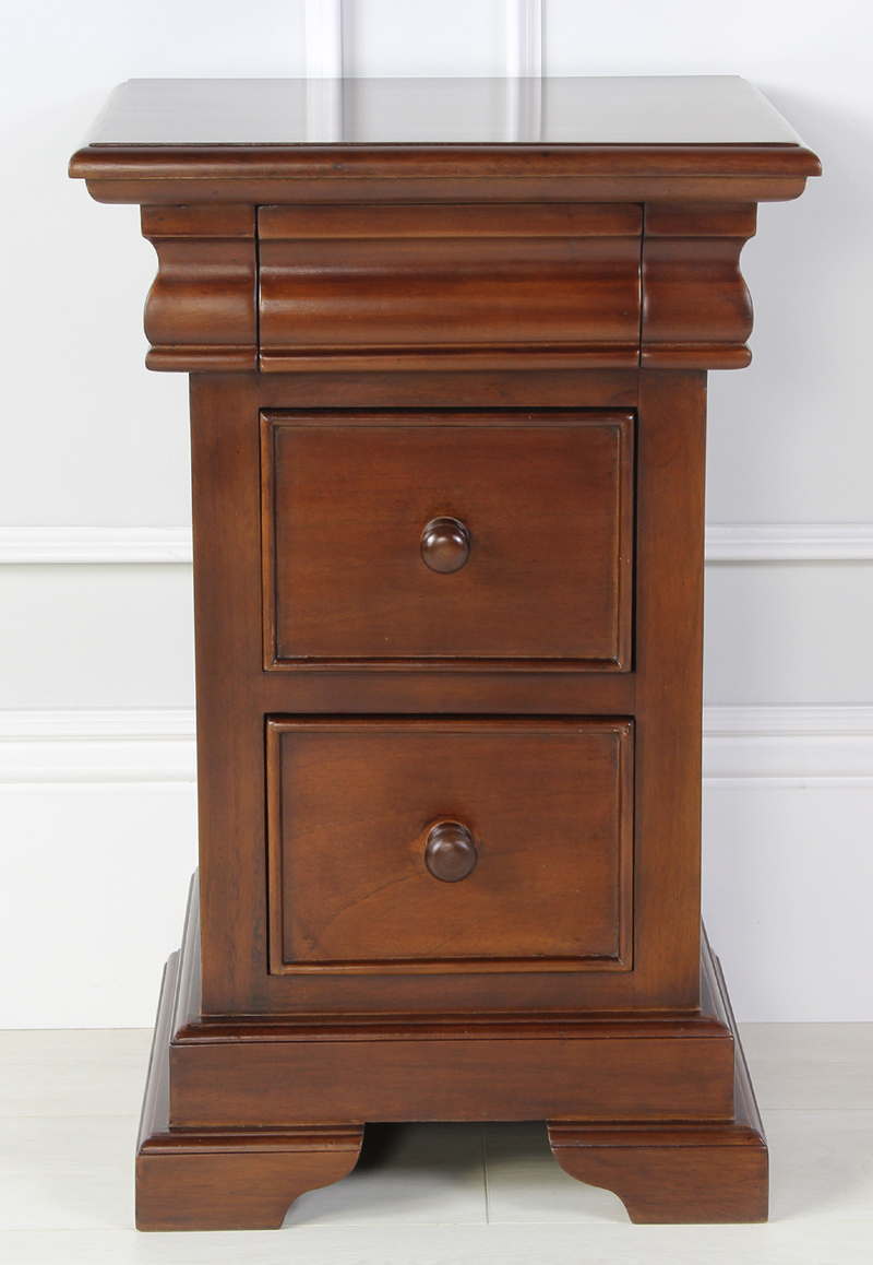 Grosvenor New Mahogany Three Drawer Bedside Table Bedside eBay