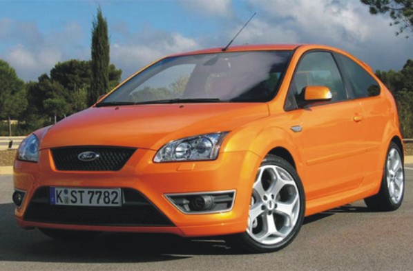 Ford focus st orange badge #6