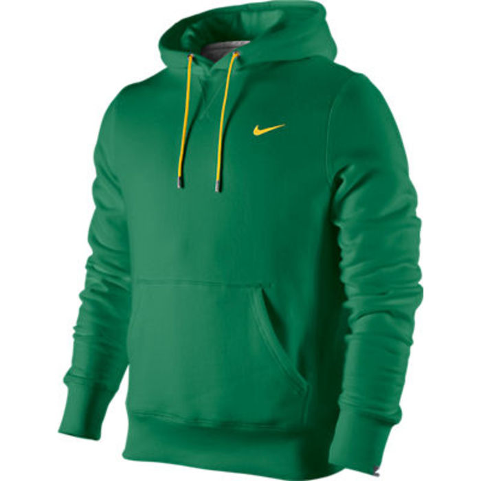 New Nike Mens Homme Fleece Hooded Sweatshirt Green Hoodie Top Sizes S M ...