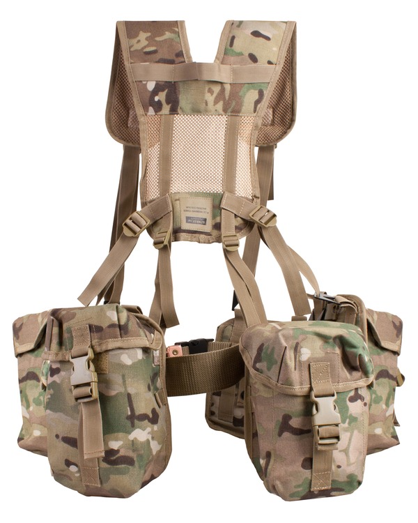 PLCE ISSUE STYLE 6 PIECE MULTICAM MTP WEBBING SET ARMY AFGHAN BRITISH ...