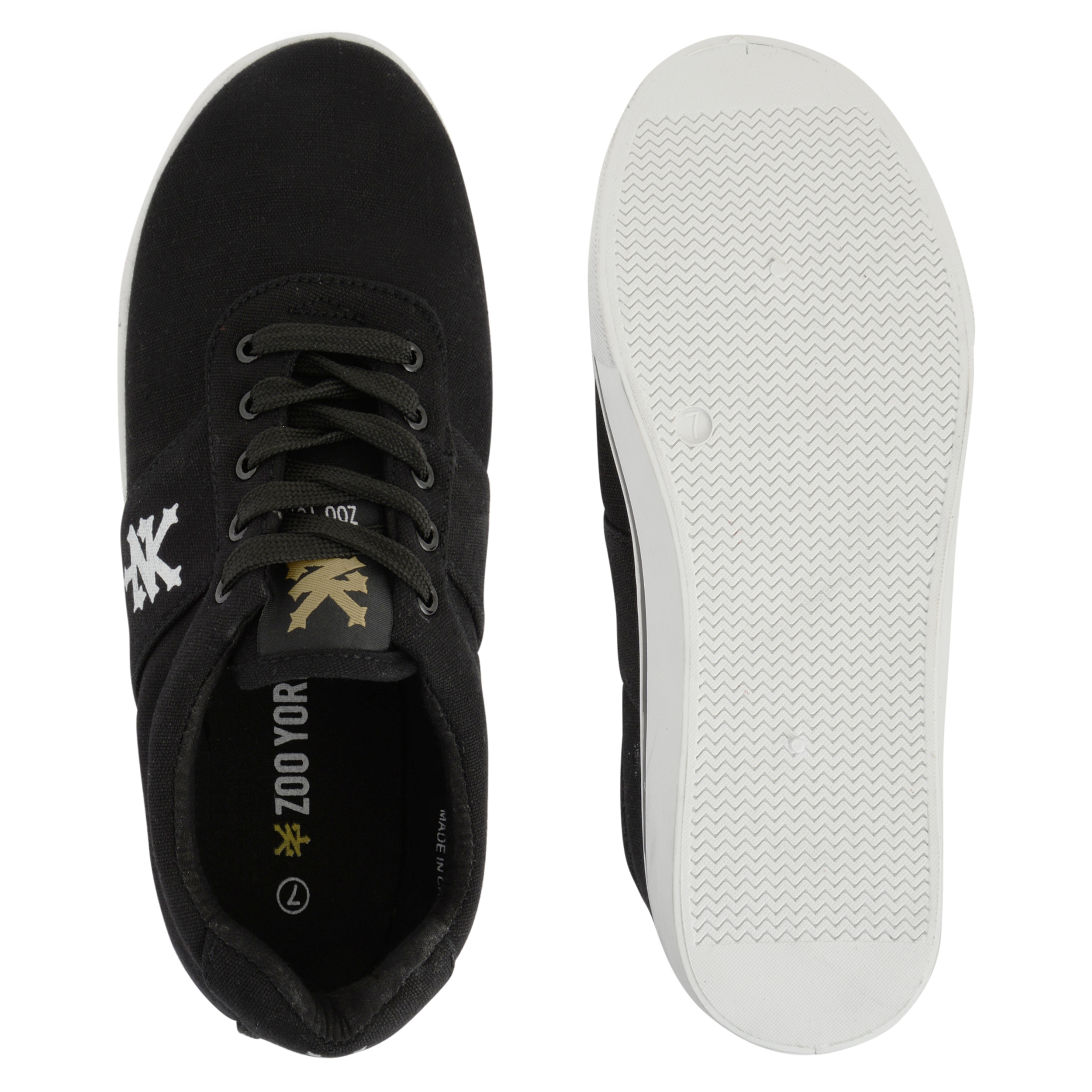 Zoo York New Mens Low Canvas Shoes Plimsoll Trainers ...