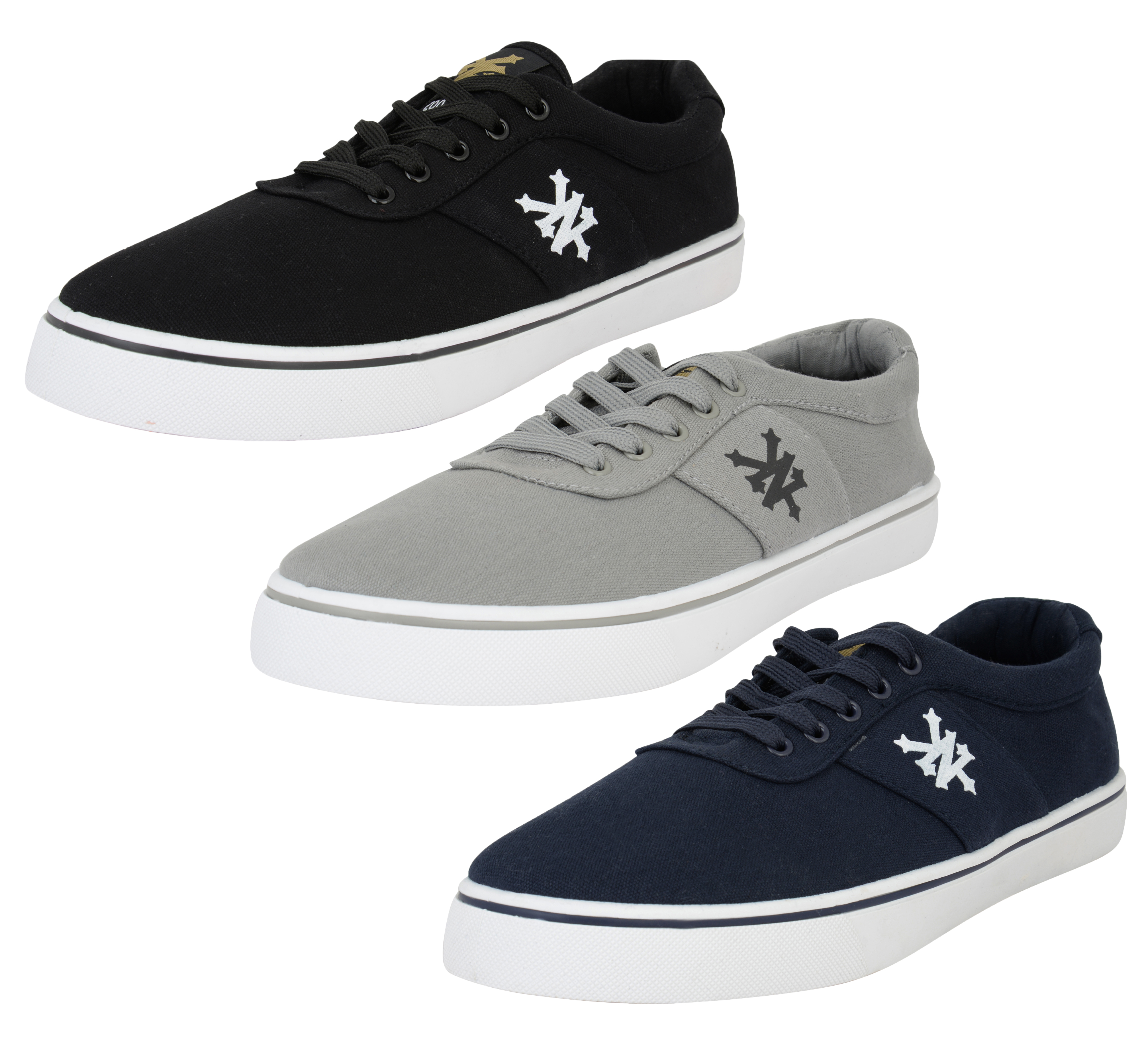 Zoo York New Mens Low Canvas Shoes Plimsoll Trainers ...