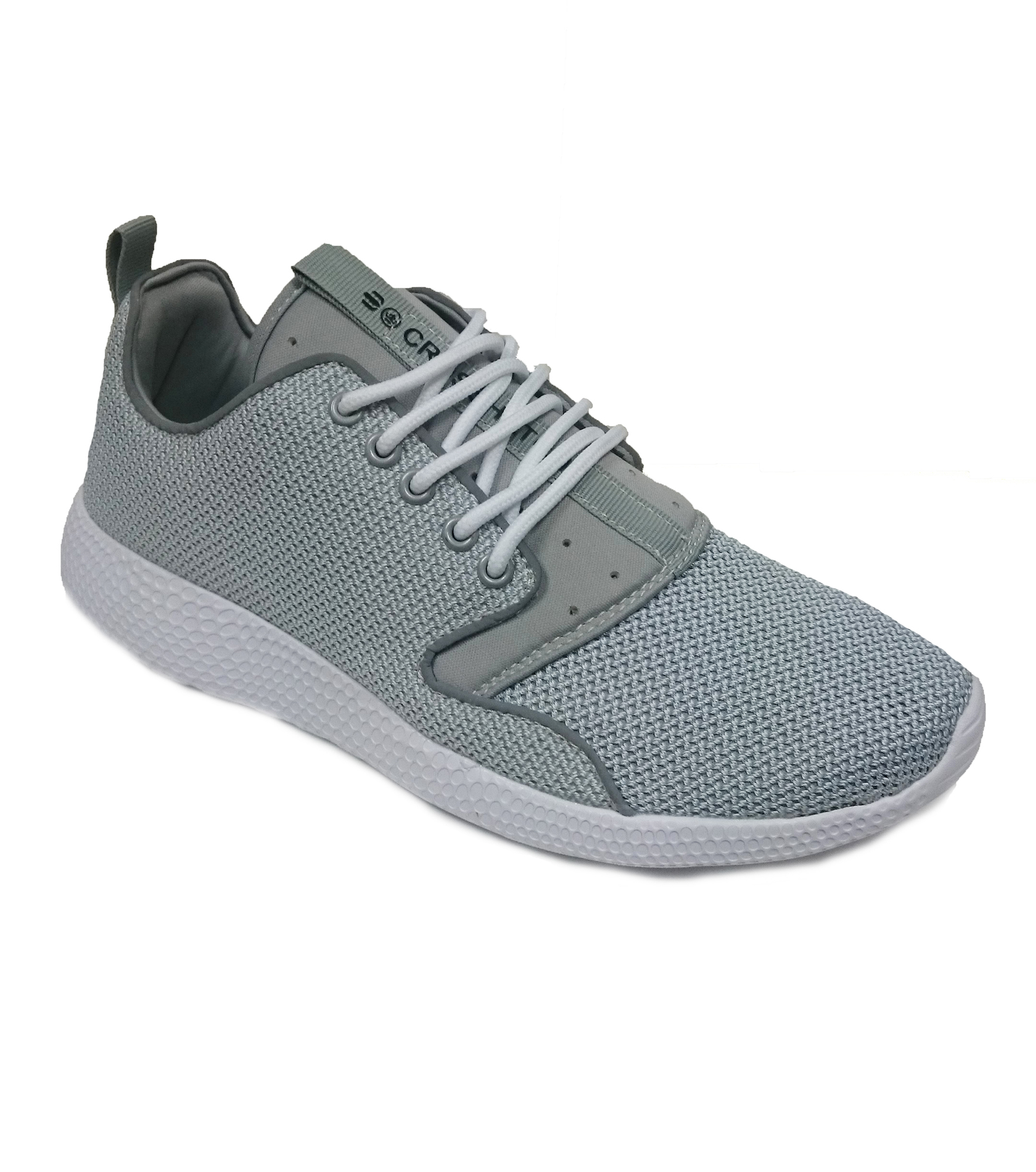 Crosshatch Canvas Trainers Fashion Plimsolls Sporty Shoes Grey Navy ...
