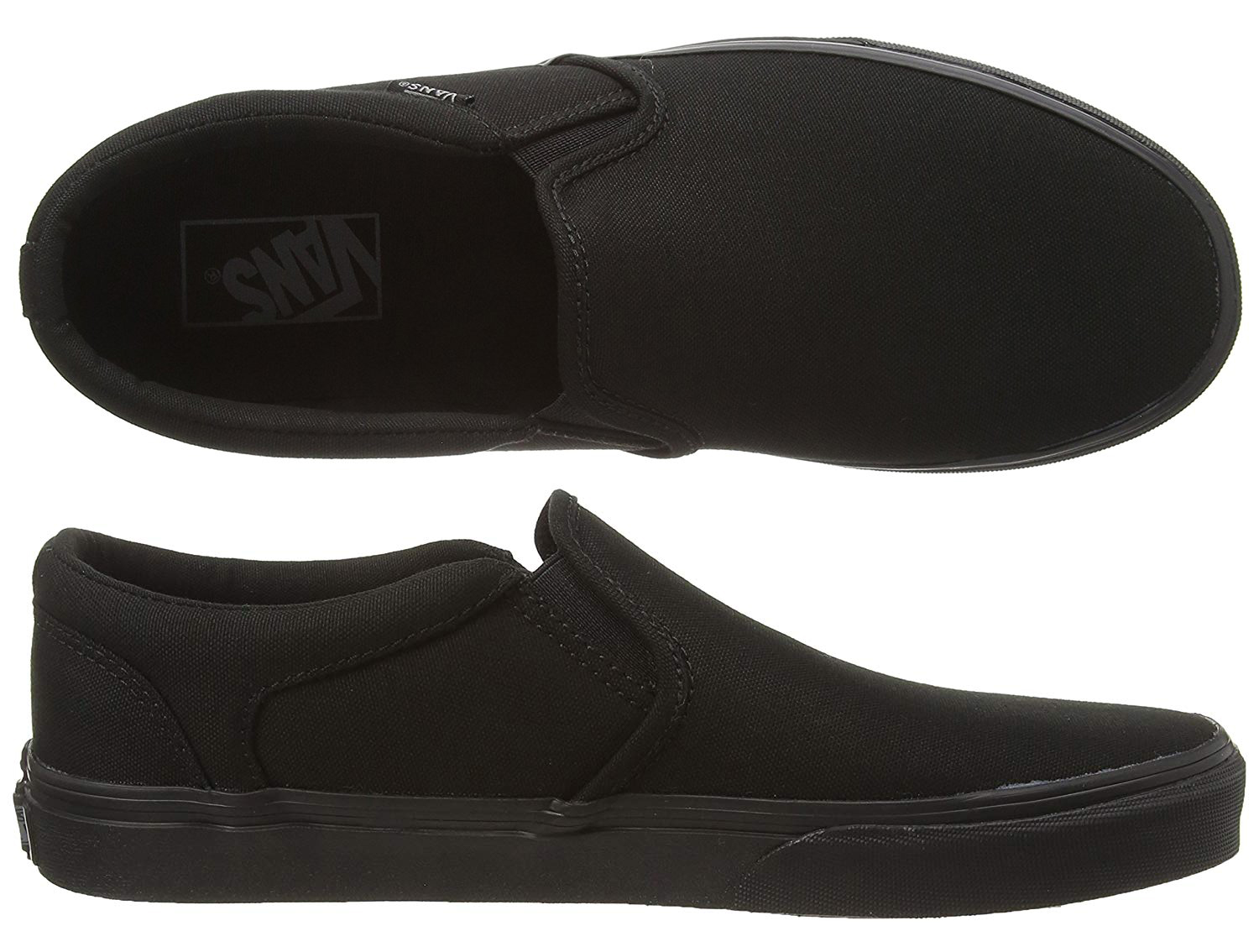 men's vans asher slip on skate shoes