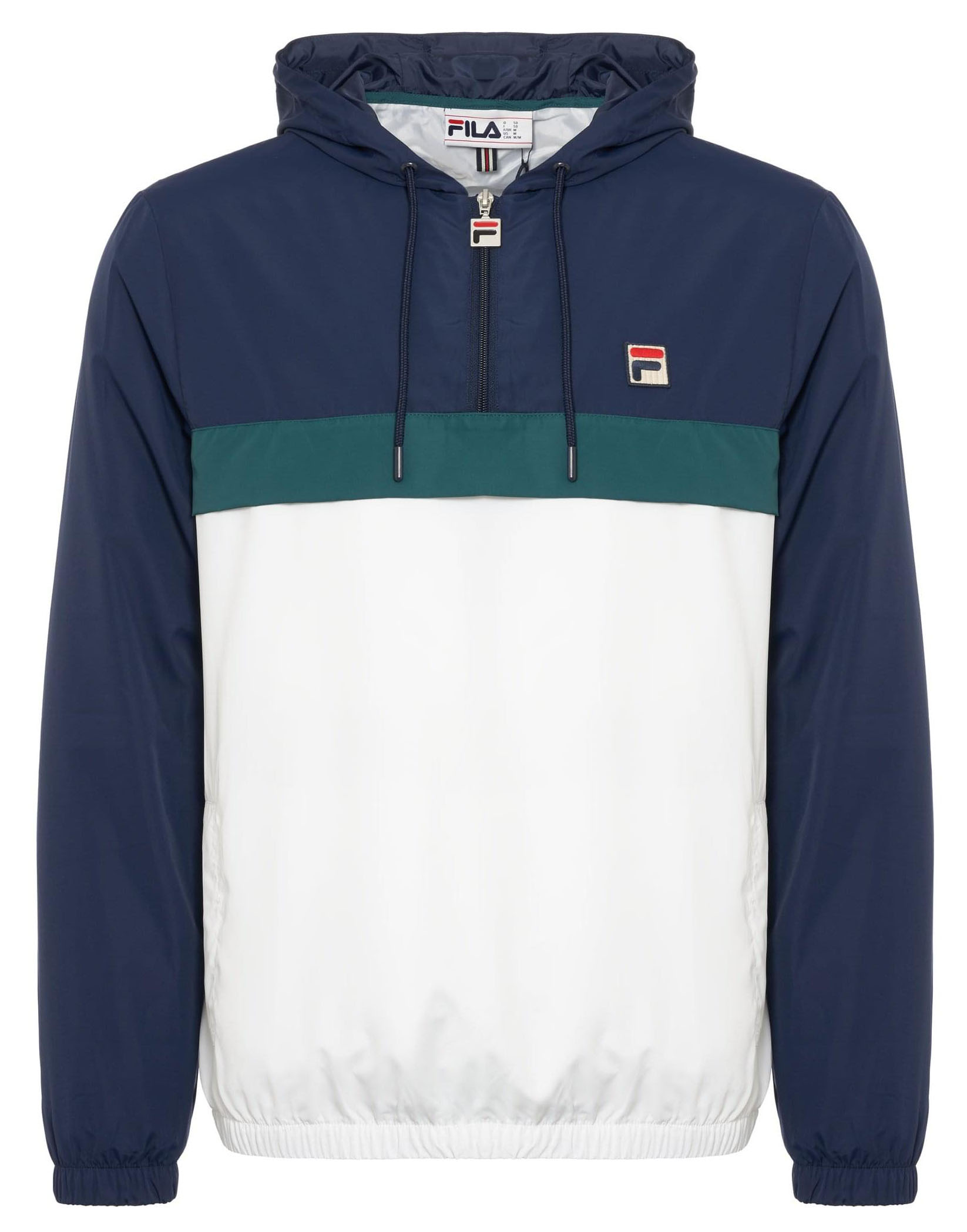 pull fila homme verte