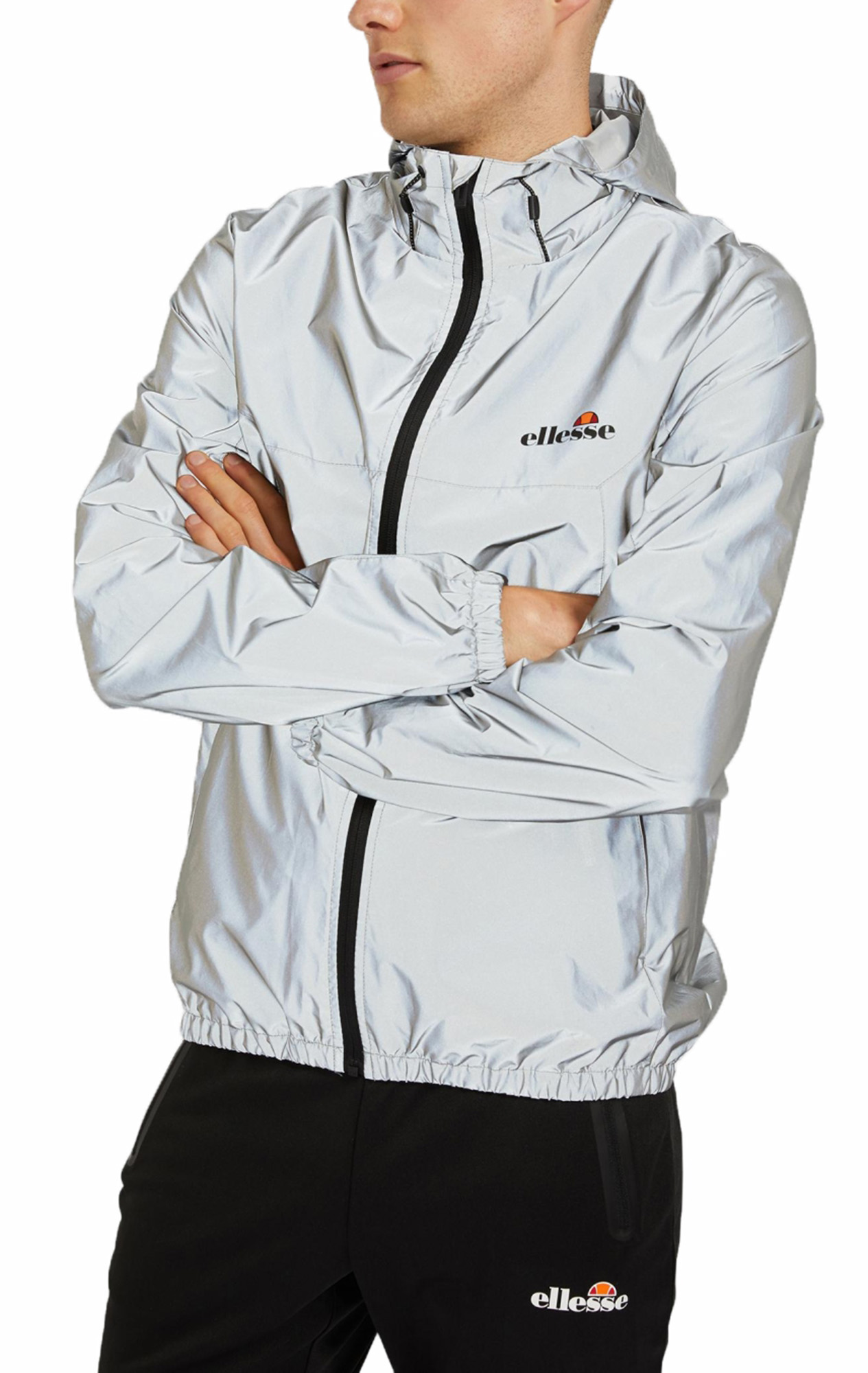 ellesse reflective hoodie