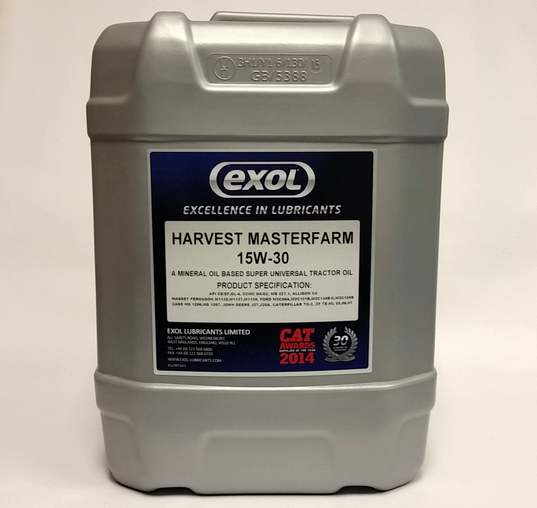 EXOL SUPER UNIVERSAL TRACTOR OIL 15W30 QUALITY FARM OIL 20 LITRE, SUTO ...