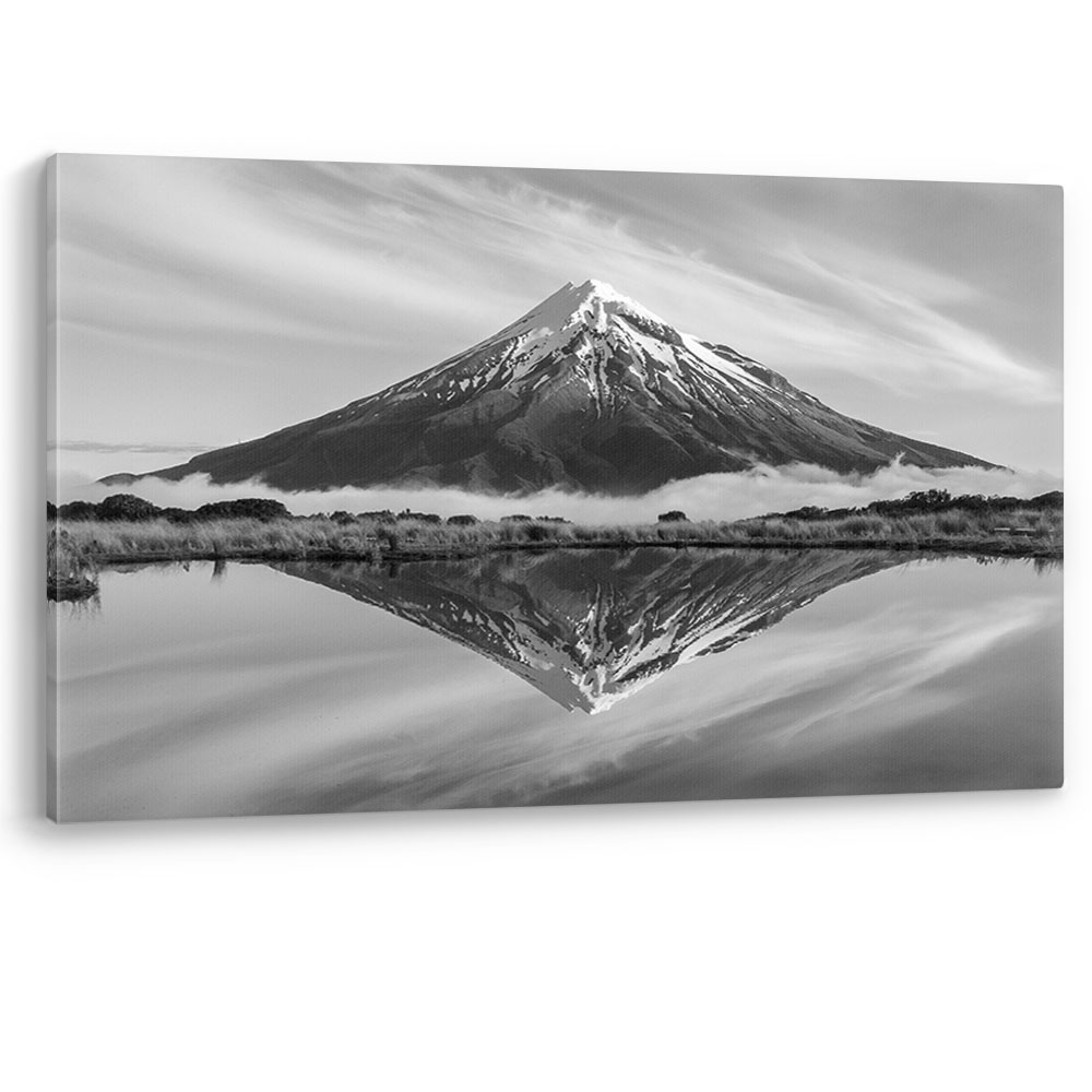Mount Taranaki New Zealand Large Canvas Wall Art Picture Print A0 A2