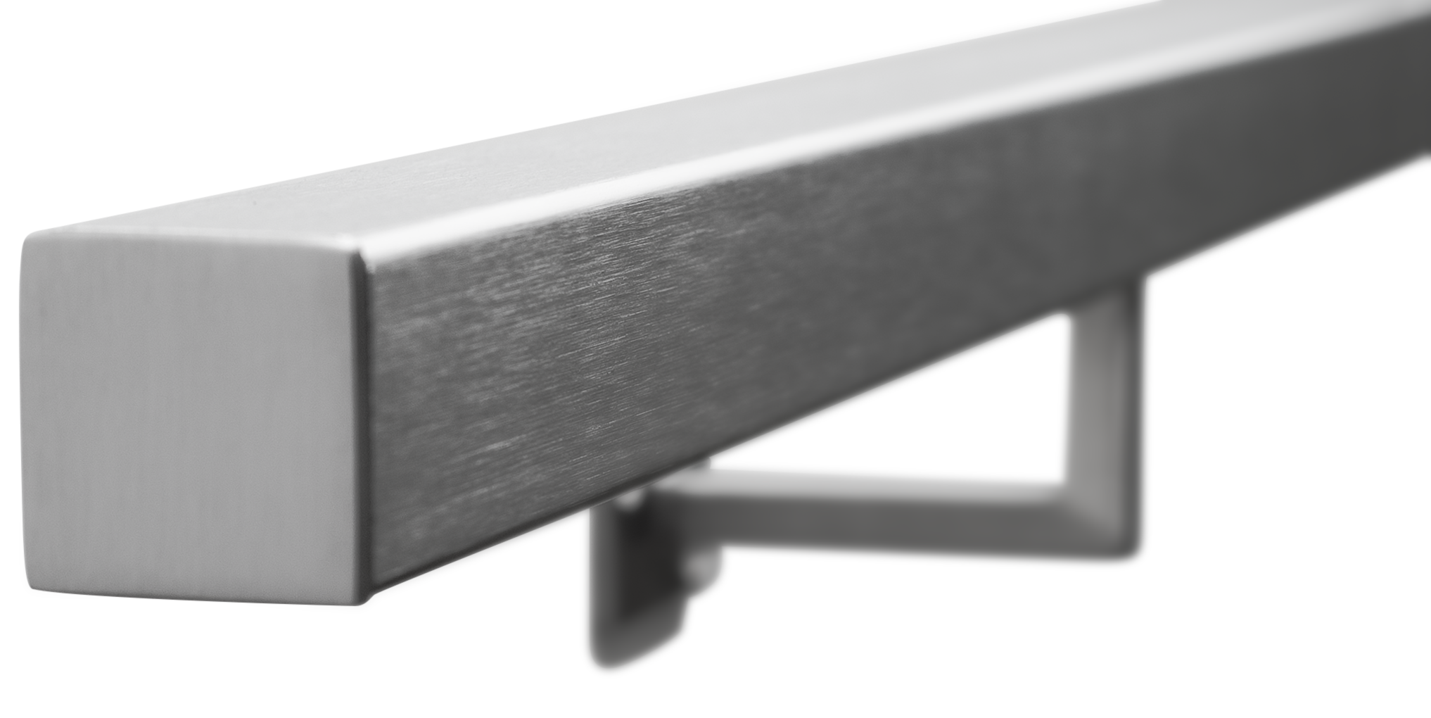 Brushed Stainless Steel Metal Banister Stair Handrail: Pre ...