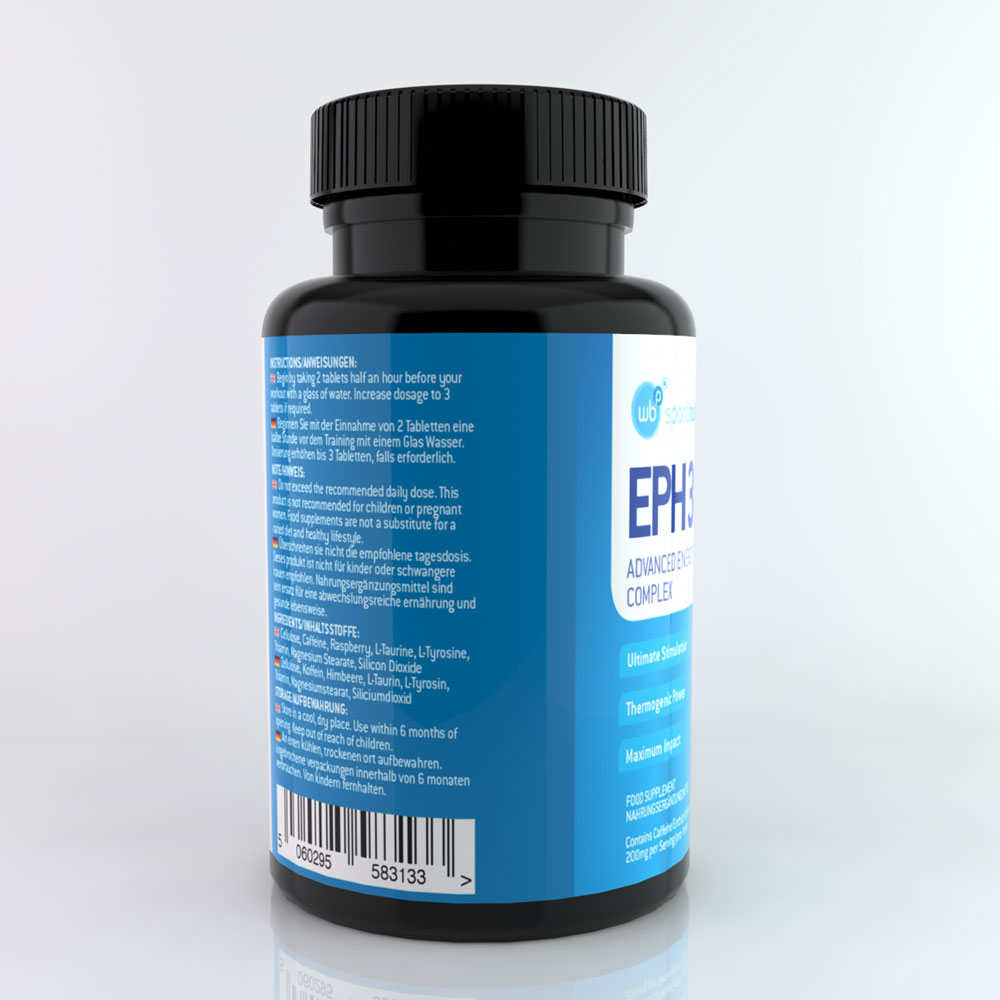 WBP Eph 30+ PreWorkout Energy Boost Weight Loss Support Ephedrine Free